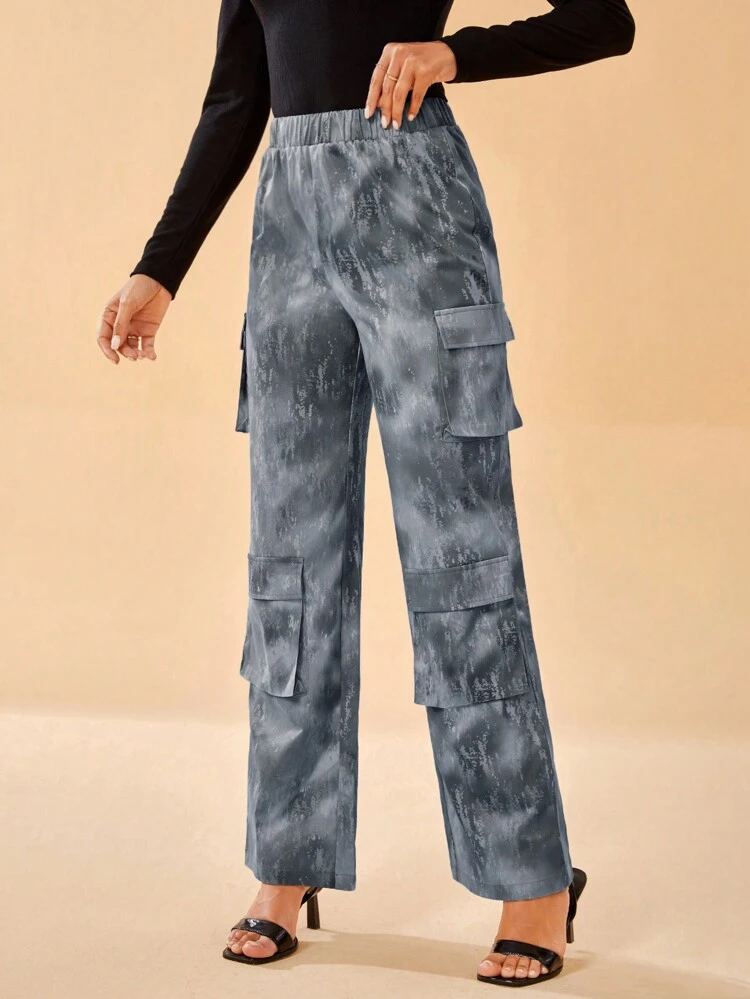Women's Wide Leg Pants With Pocket