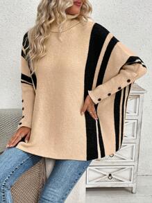 SHEIN LUNE 毛衣 - 卡其色 - 查看 6