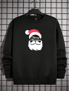 GENTILAND Sudadera Con Capucha De Talla Grande Para Hombre - Negro - Ver 2