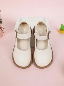 時尚兒童休閒鞋,男女款式均適用,平底鞋 - 米色 - 查看 4