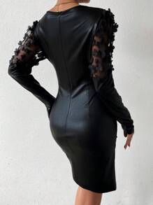 SHEIN Clasi 休閒連身裙 - 黑色 - 查看 2