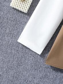 SHEIN Tween Girls' Cool Spliced Shirt - Multicolor - View 5