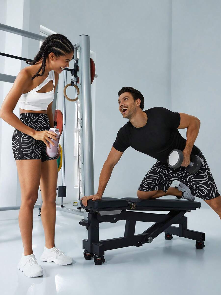 Manfinity Sport Corelite Áo thun thể thao có tay Raglan rắn cho nam - màu đen - Xem 1