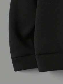 RueChic 2入組少年男孩色塊字母印花連帽衫和運動長褲套裝 - 彩色 - 查看 3