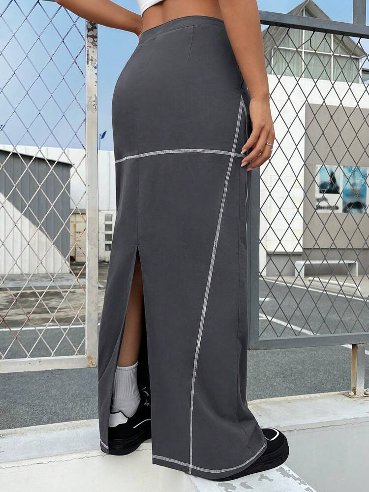 Split Back Pencil Skirt