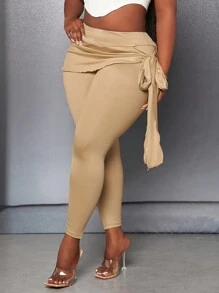 Slaydiva Plus Knot Side Leggings