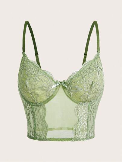 Fairycore Contrast Lace Cami Top