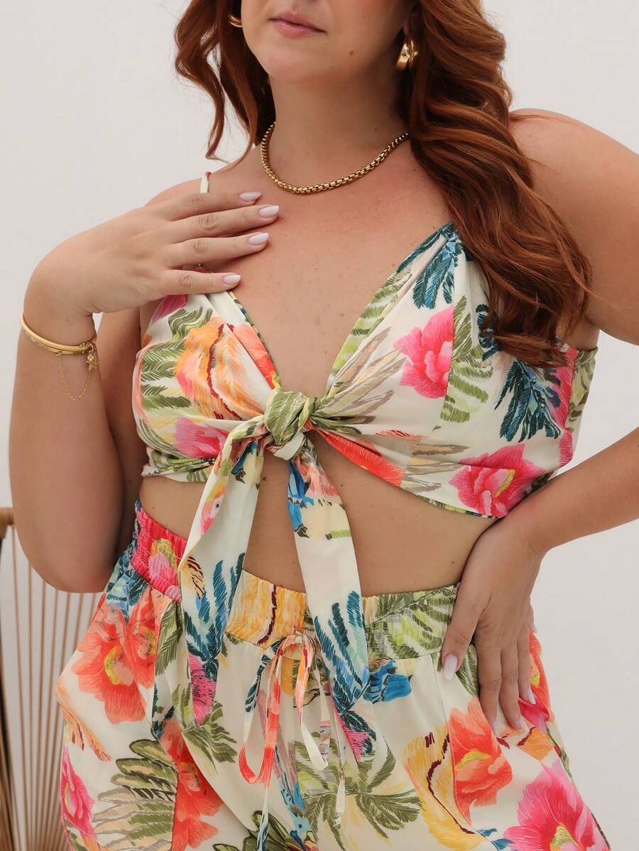 SHEIN 	
Curve Áo Phía trước - Nhiều màu - Xem 1