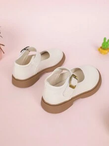 時尚兒童休閒鞋,男女款式均適用,平底鞋 - 米色 - 查看 3