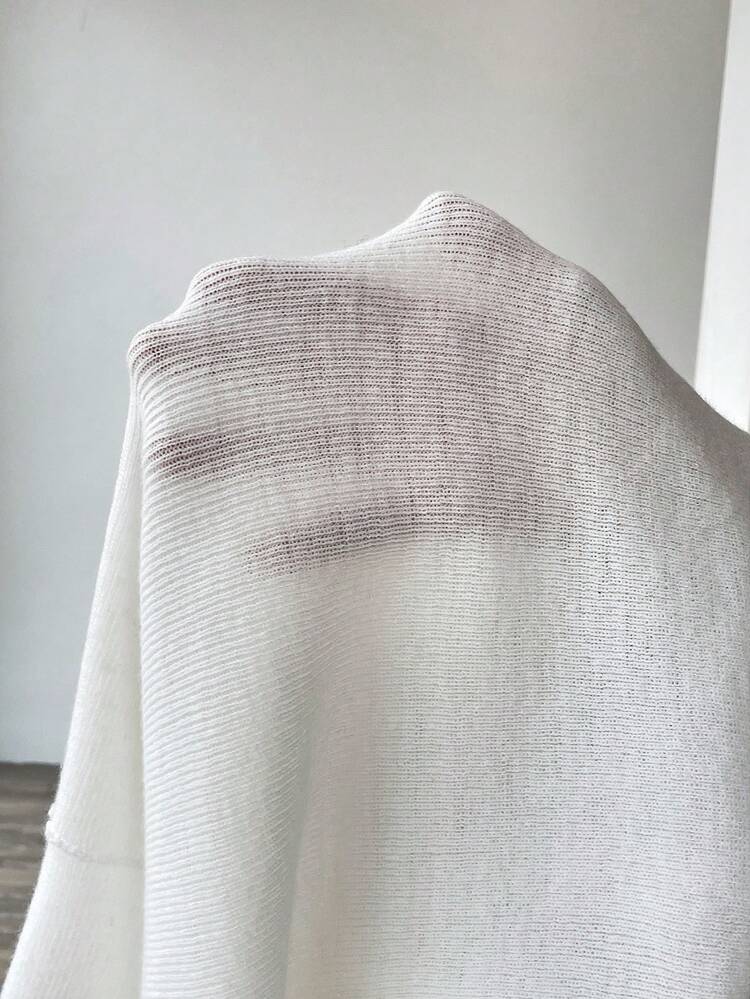 Foldover Off Shoulder Ribbed Knit Pullover Fall Winter Sweater