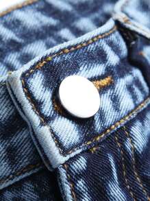 Tween Boy Distressed Wash Jeans - Light Wash - View 7