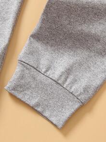 SHEIN Cô gái Tim Mô hình Quần Chạy bộ - Nhiều màu - Xem 4