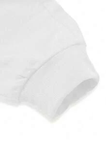 Manfinity Homme Men Plus Letter Print Hooded Sweatshirt And Sweatpants Two Piece Set - White - View 4