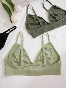 Snug Zone 3 pièces Set De Soutien-Gorges Unicolore Femme