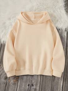 SHEIN Tween Girl Cartoon & Slogan Graphic Hoodie,In Fall/Winter