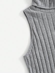 SHEIN Essnce 女士連身裙 - 灰色 - 查看 5