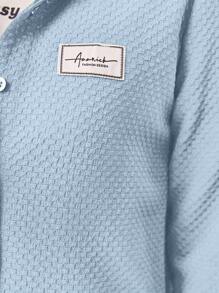 Mulvari Ladies' Light Blue Simple Style Suit - Blue - View 5