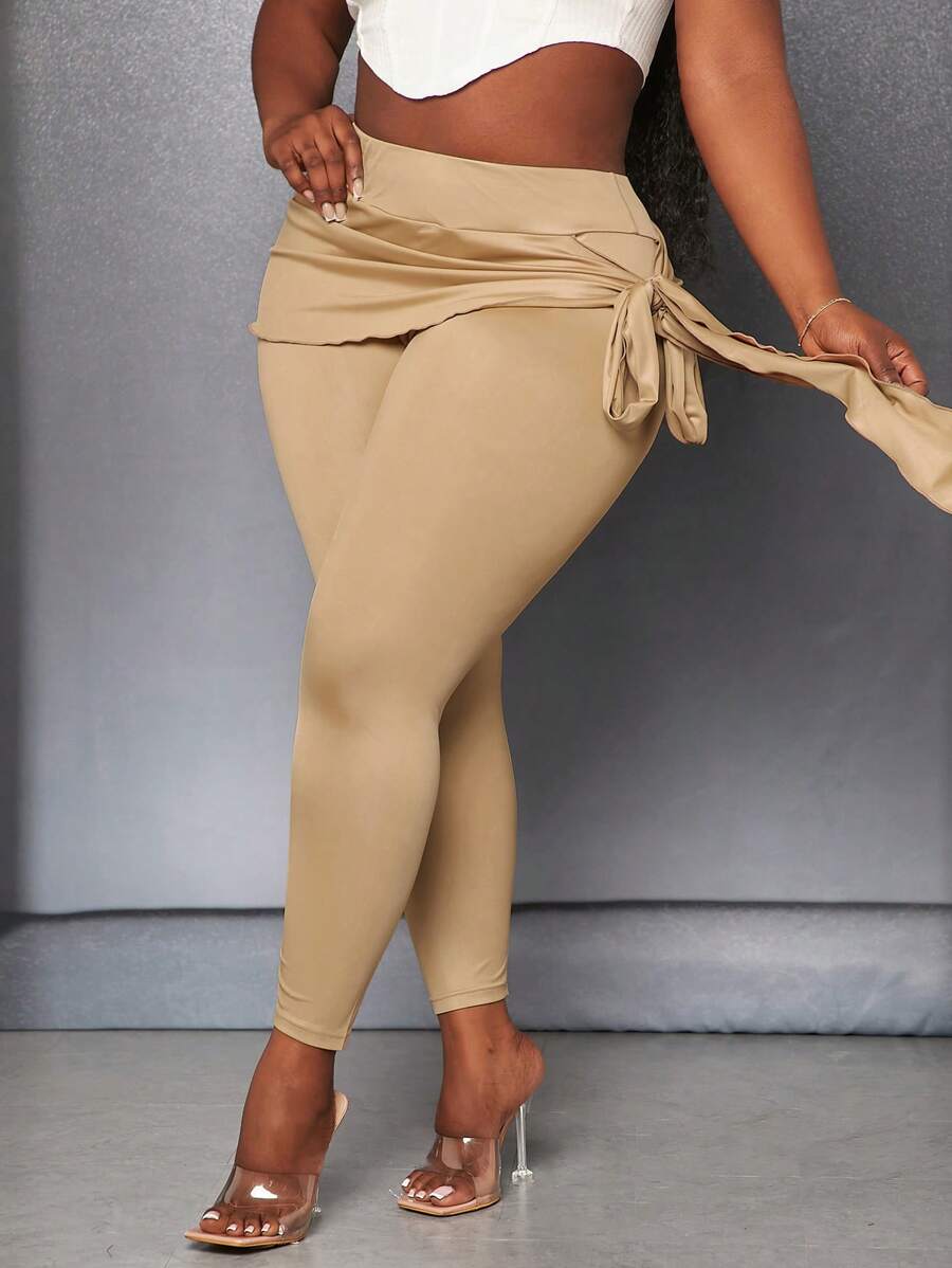 Slaydiva Plus Knot Side Leggings