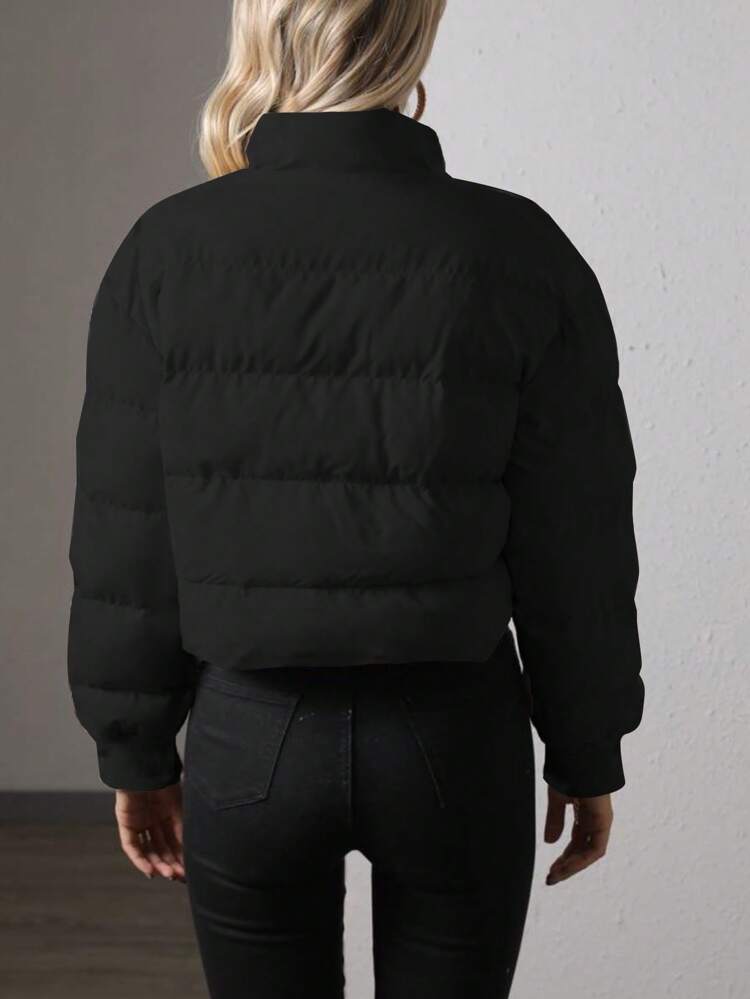 Zip Up Padded Padded Coat For Winter Clothes Fall Cloth For Women