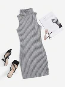 SHEIN Essnce 女士連身裙 - 灰色 - 查看 1