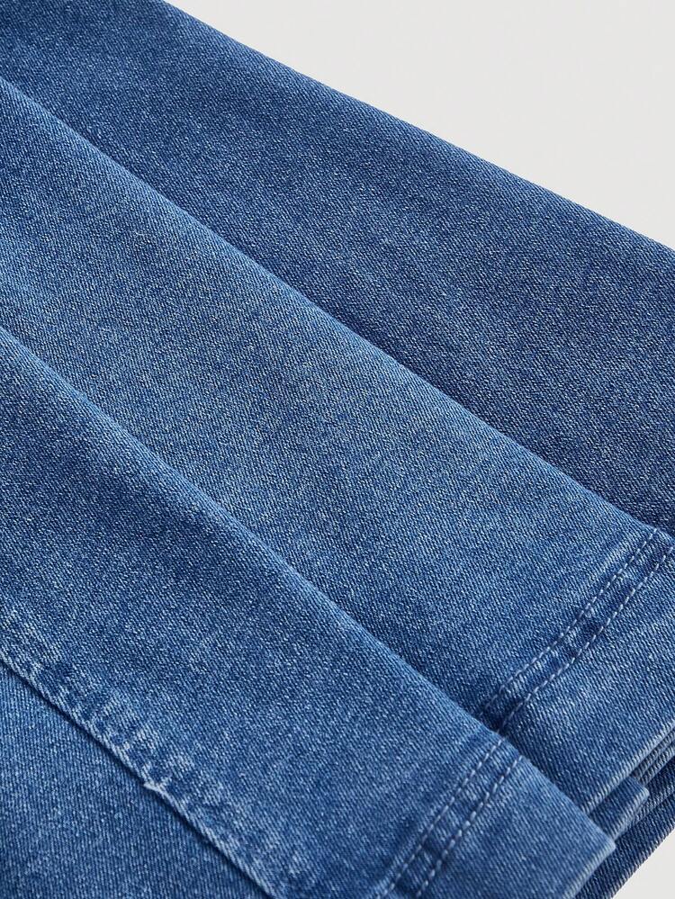 Women'S Asymmetrical Waist Denim Skirt