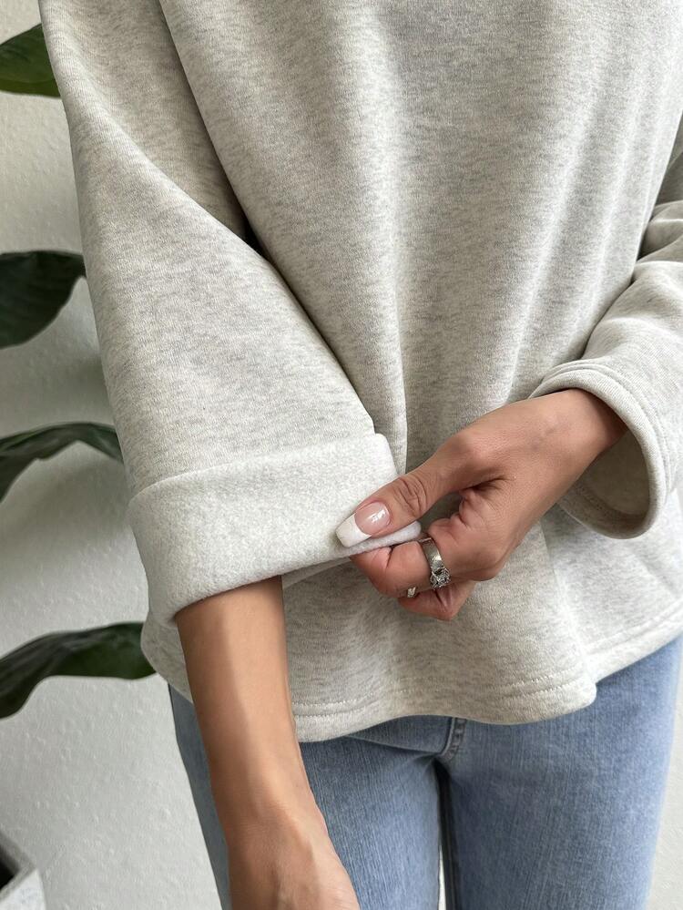 Women's Open Shoulder Thermal Lined T-Shirt