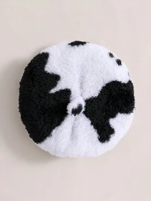 SHEIN Bé gái Sữa Mô hình Đầm - Đen và trắng - Xem 7