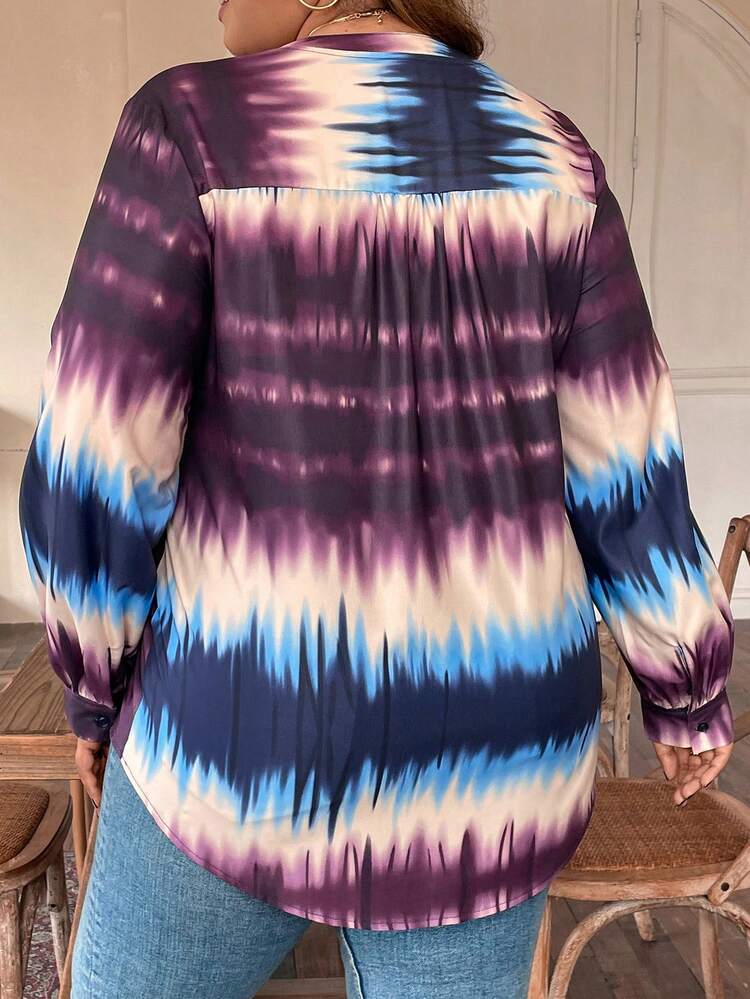 Colorful Plus Size Shirt