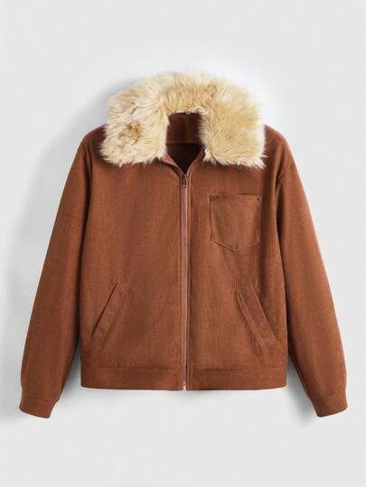 Fairycore Women's Regular Fit Jacket With Collar And Patchwork Design