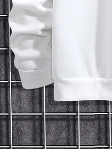 Manfinity Homme Men's Star Patterned Sweatshirt And Sweatpants Set - Multicolor - View 5