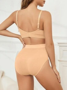 Moonlight & Mama High-Waisted Elastic Maternity Panties (Set Of 3) For Mother