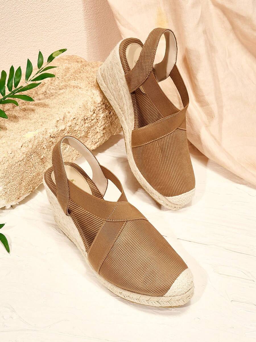 Styleloop Quý cô Trở lại Dép quai ngang - màu nâu - Xem 1