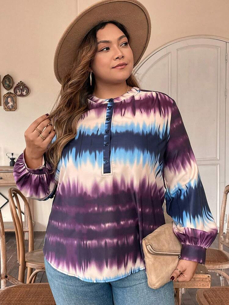 Colorful Plus Size Shirt