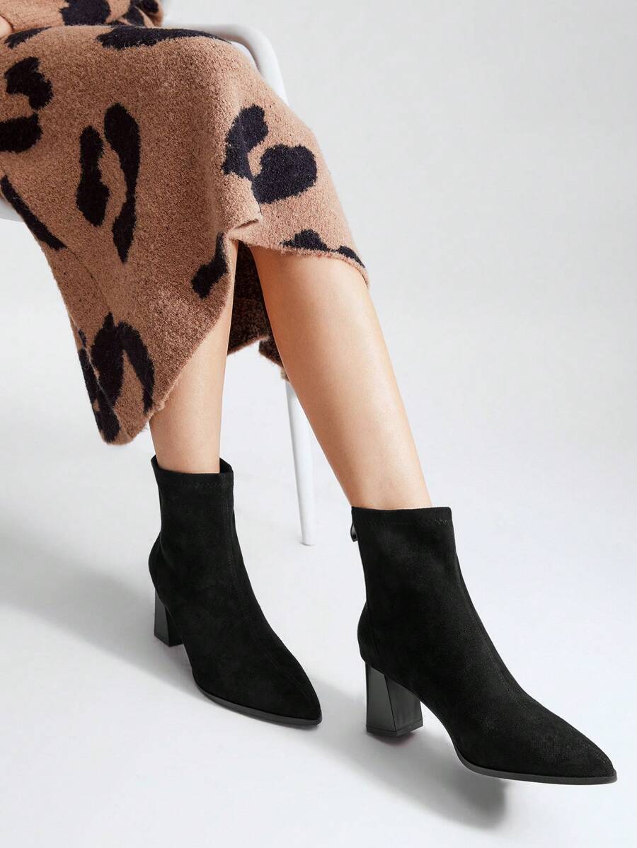 MOTF PREMIUM 舒服的女性時尚靴子 - 黑色 - 查看 1