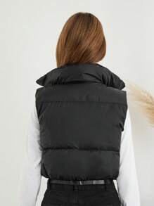 RueChic Teen Girls' Vest Jacket - Black - View 2