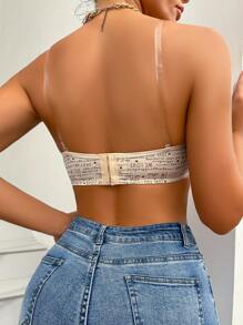 Soutien-gorge À Lettres À Boucle Bustier