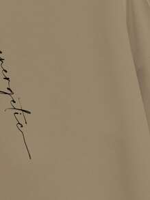 RueChic Męski Bluza z kapturem Z Nadruk