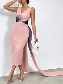 SHEIN Privé Vestido De Mujer - Rosa Pálido - Ver 6