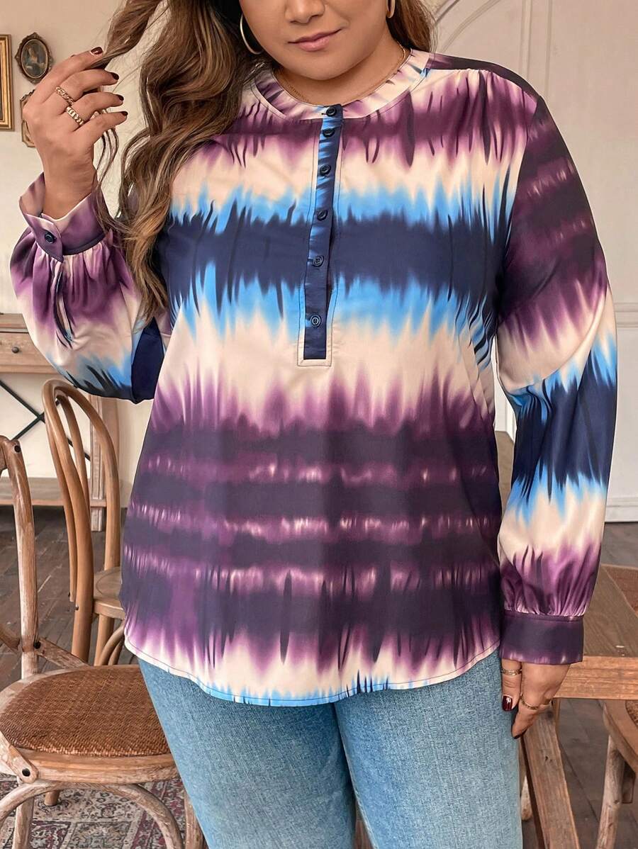 EMERY ROSE 彩色大碼襯衫 - 彩色 - 查看 1