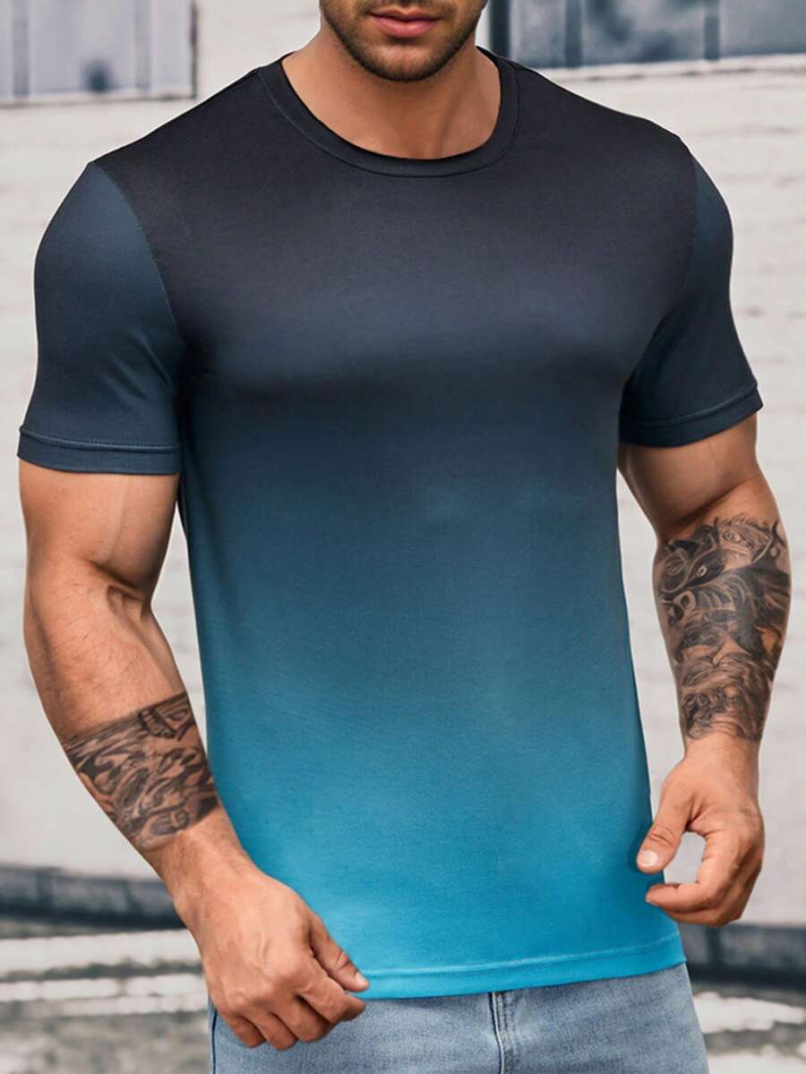 Manfinity Homme Nam Bóng Áo thun - Nhiều màu - Xem 1