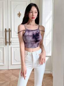 SHEINNeu 紮染吊帶背心 - 彩色 - 查看 4