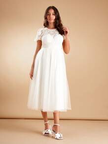 SheIn Belle 女士高跟涼鞋 - 白色 - 查看 9