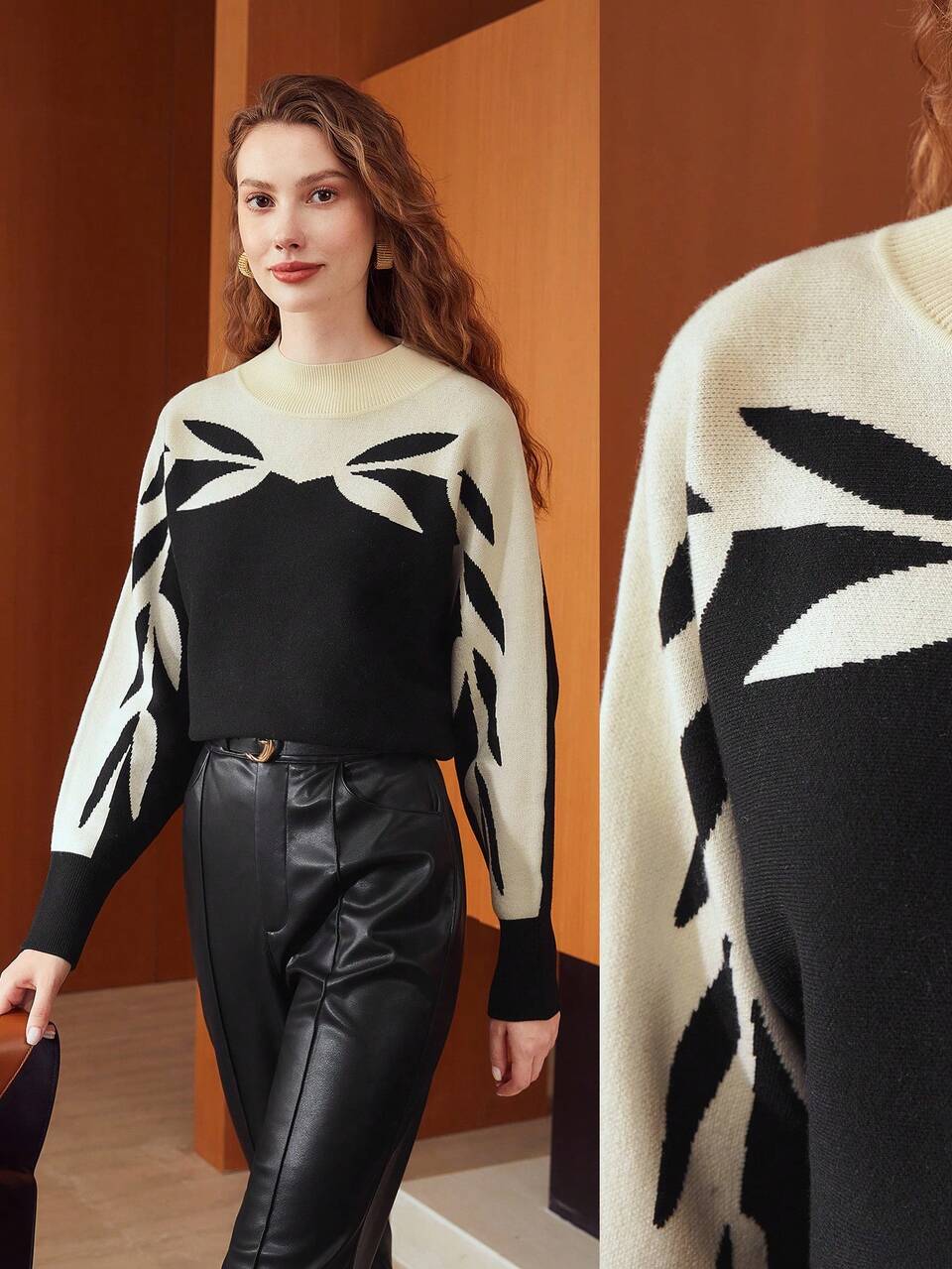 ALPACA-BLEND TURTLENECK SWEATER