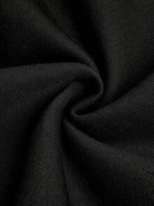 SHEIN 女孩龍&標語圖案連帽衫適用於青少年