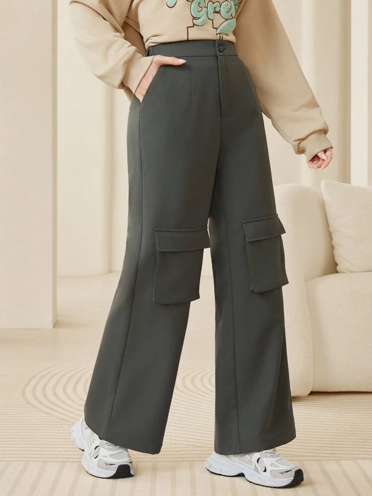 Flap Pocket Cargo Pants