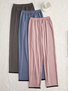 3入組/套素色家居服 - 彩色 - 查看 4