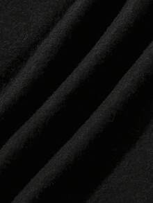 Nam Áo nỉ có mũ Với Vượt qua In Và Dây rút - màu đen - Xem 3