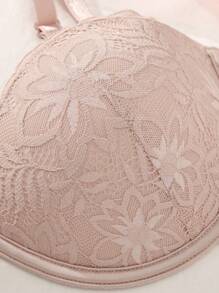 SHEIN 女性內衣bra多個尺碼可供選擇 - 杏色 - 查看 5