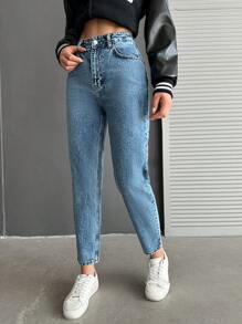 EURMUSE Của phụ nữ Quần legging thẳng - Rửa trung bình - Xem 4