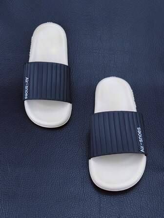 新風格男士室內室外柔軟的PVC拖鞋,舒服的,,和厚底,合適的適用於室內和戶外,黑色